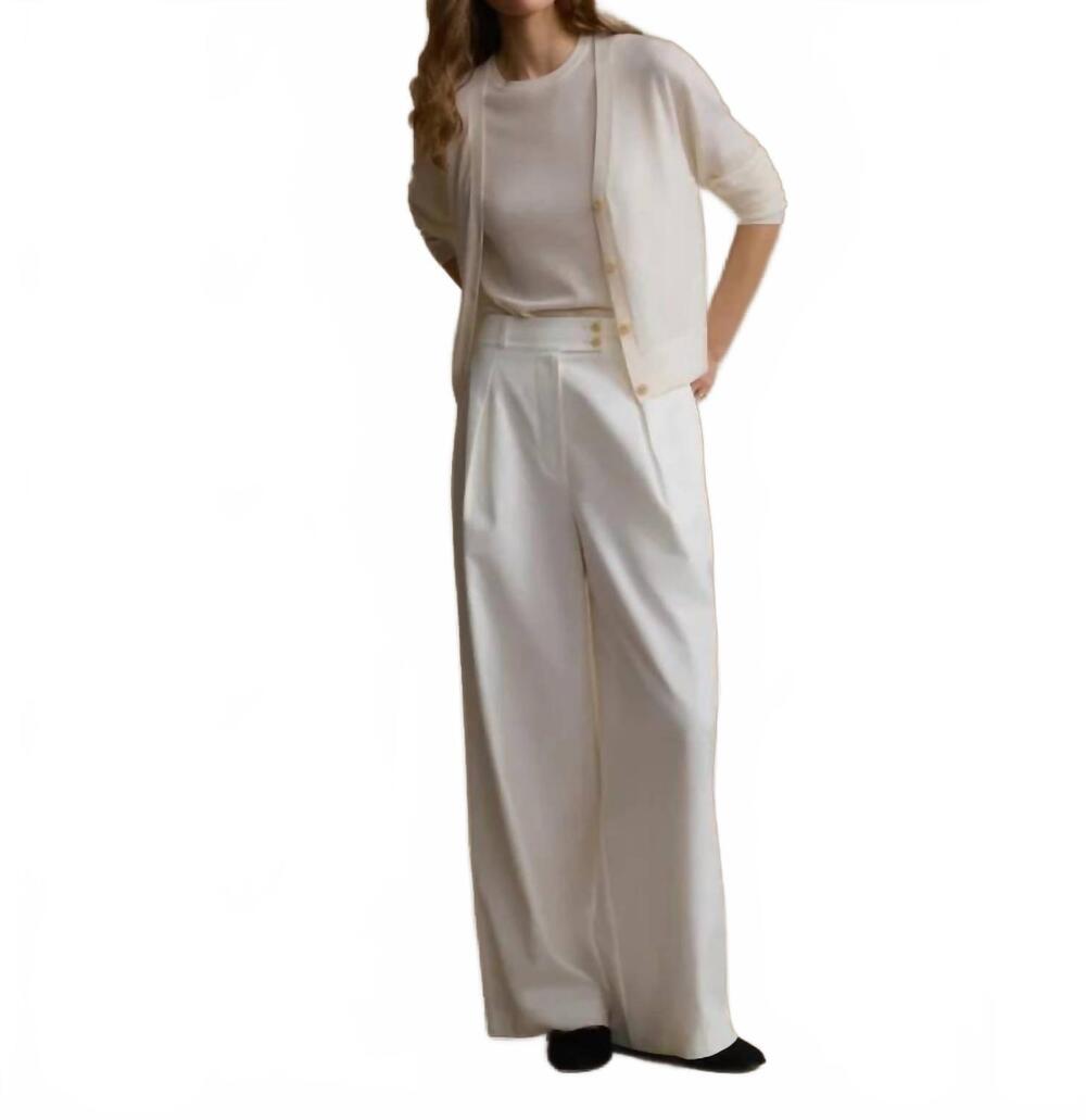 NEW JENNI KAYNE newport trouser pants in white